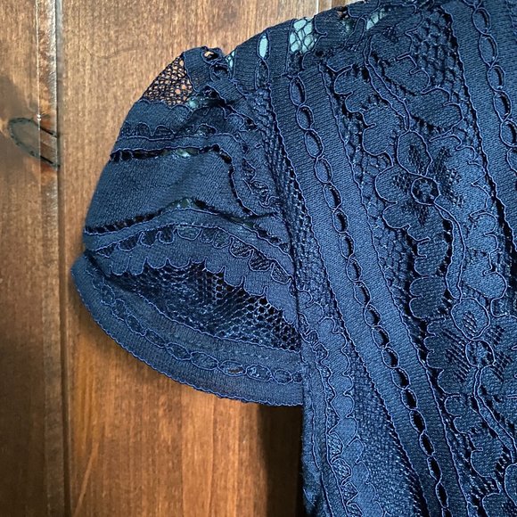 City Studio blue fit and flare dress size 0 junior - Picture 8 of 11